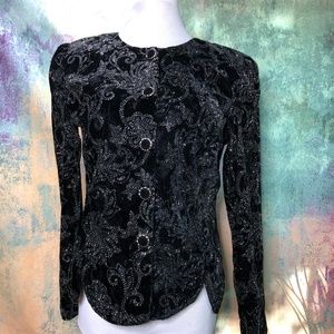 📌 R & K Evening Gorgeous Formal Velvet Jacket
